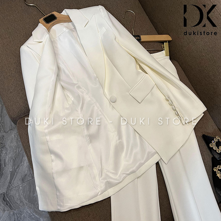bộ vest nữ 1 cúc quần ống loe màu trắng đẹp bo-vest-nu-1-cuc-quan-ong-loe-mau-trang-dep-DKU0051.jpg